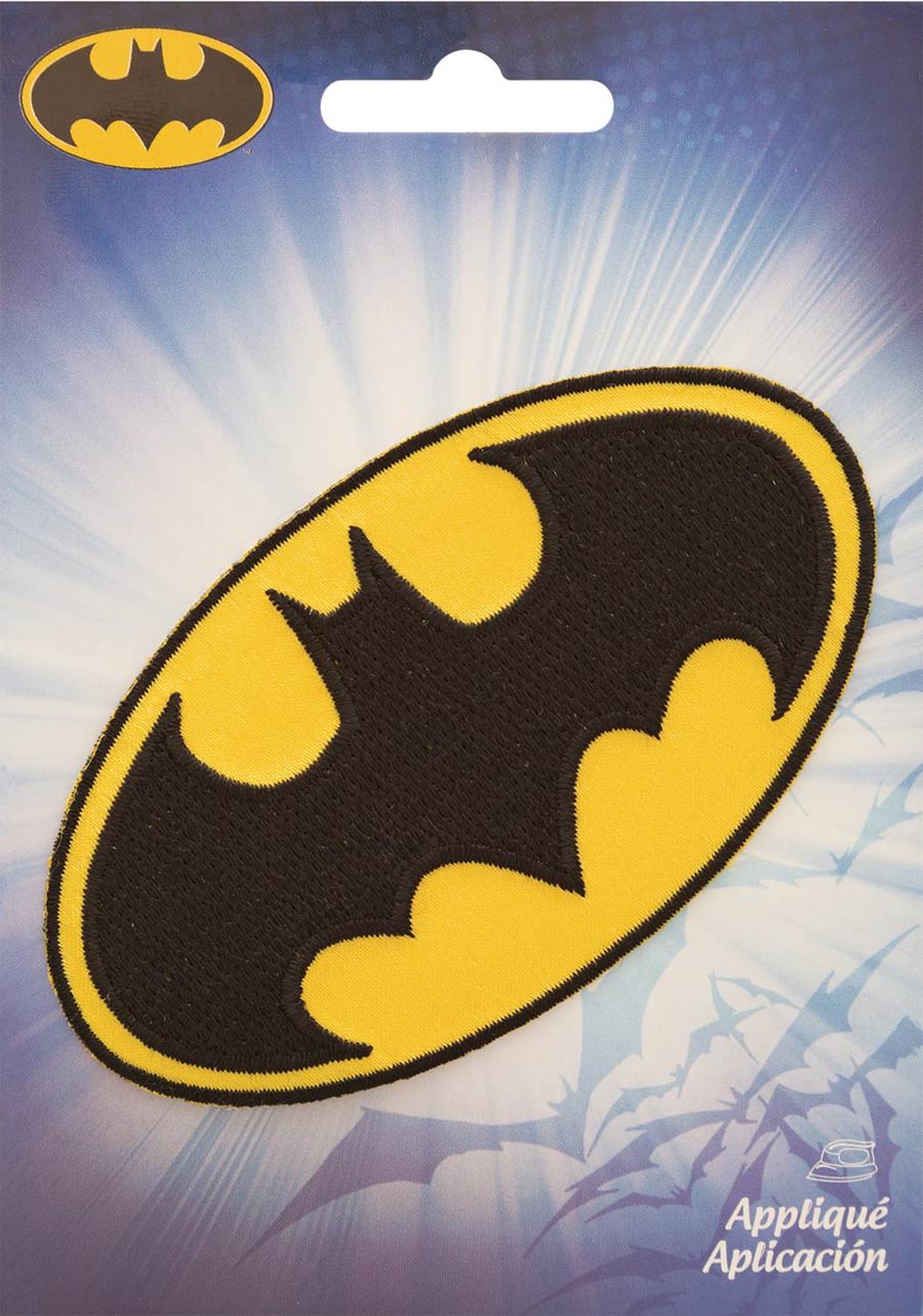 DC Heroes Logo Iron On Patch - Batman