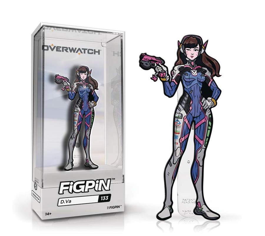 Overwatch FigPin D.Va Pin 6-Piece Case