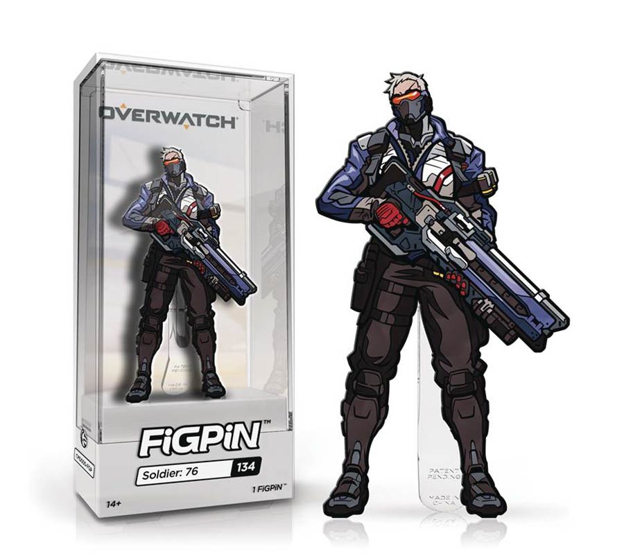 Overwarch FigPin Soldier 76 Pin 6-Piece Case