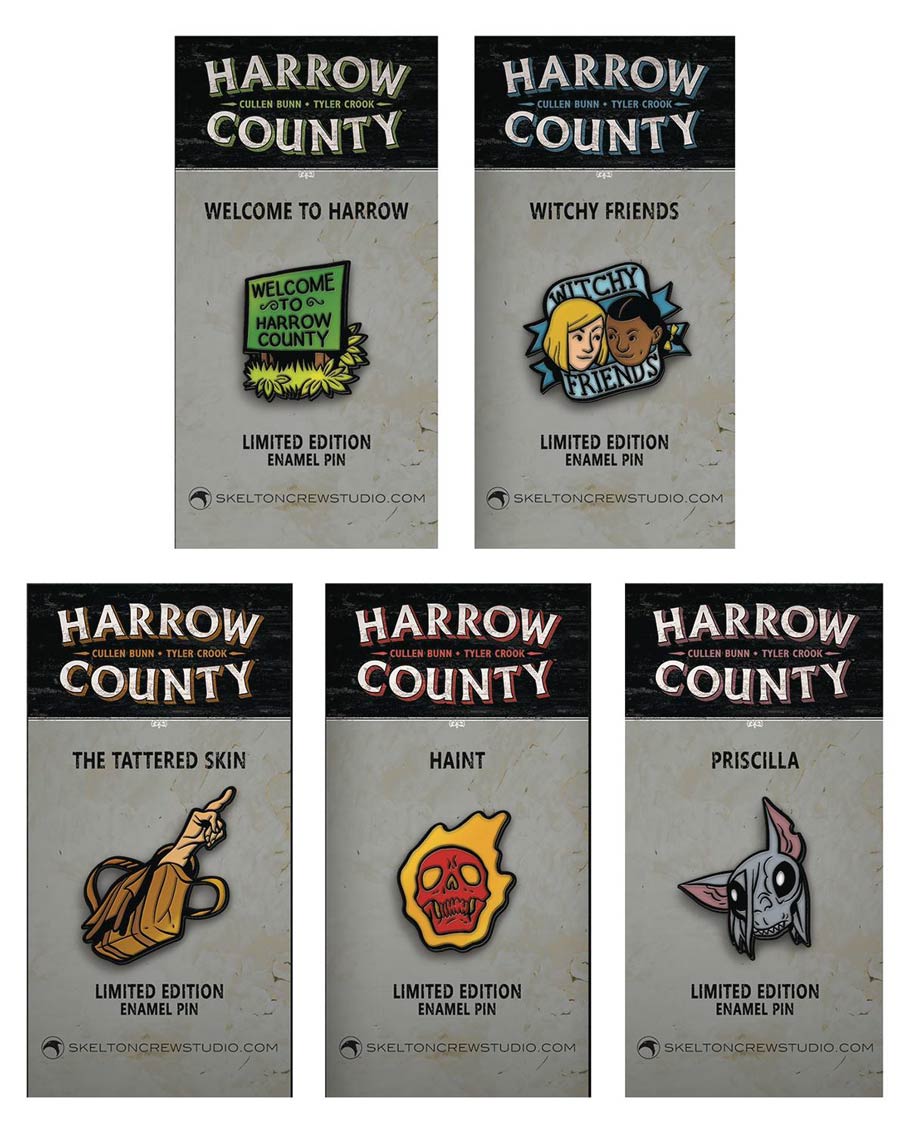 Harrow County Pin Set