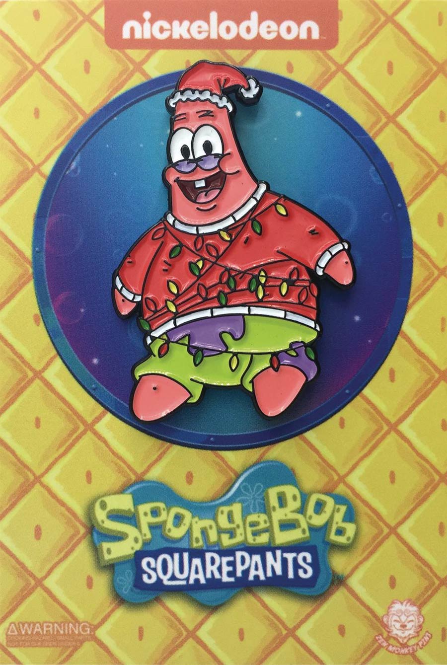 SpongeBob SquarePants Holiday Pin - Patrick In Christmas Lights