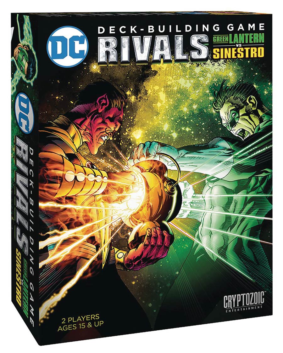 DC Comics Deck Building Game Rivals Green Lantern vs Sinestro