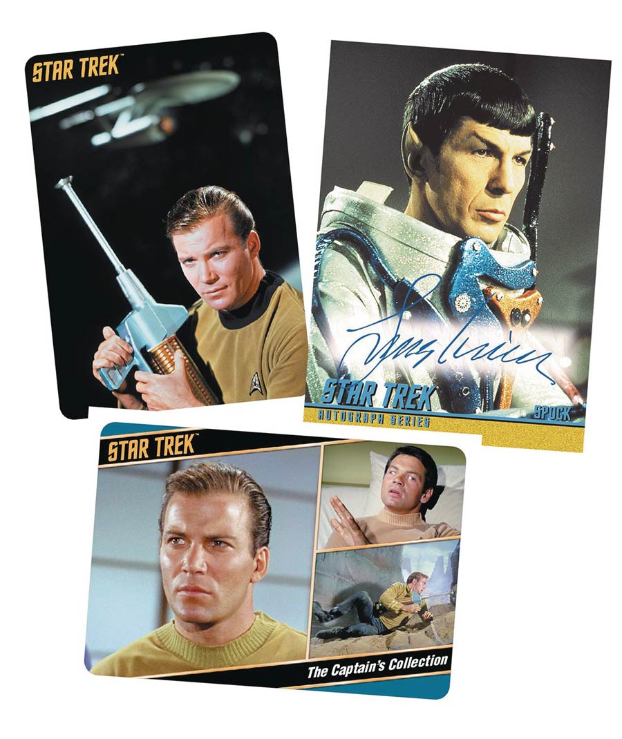 Star Trek The Original Series Captains Collection Trading Cards Album
