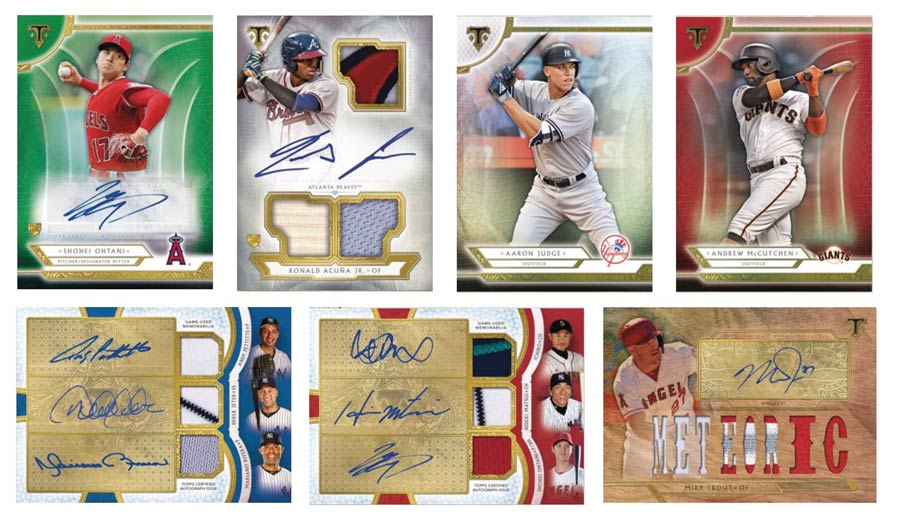 Topps 2018 Triple Threads Baseball Trading Cards Box