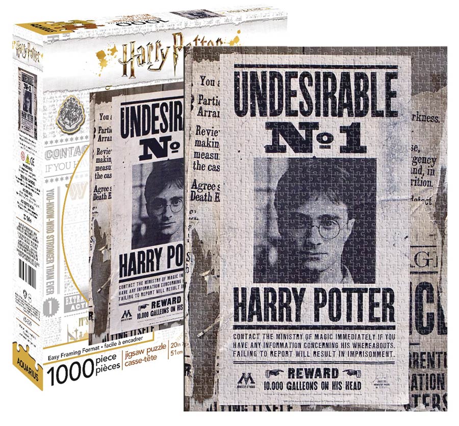 Harry Potter 1000-Piece Puzzle - Undesirable No 1 Wanted Poster