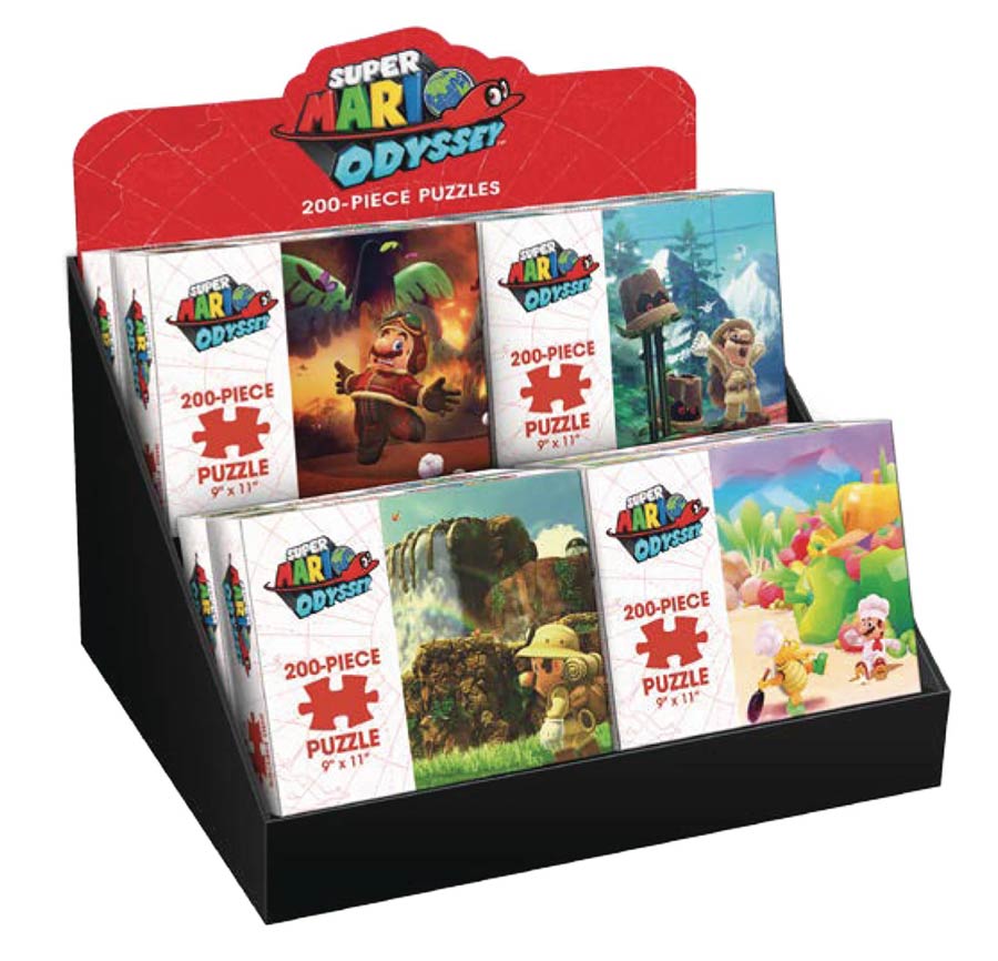 Super Mario Bros 200-Piece Puzzle 8-Count Display