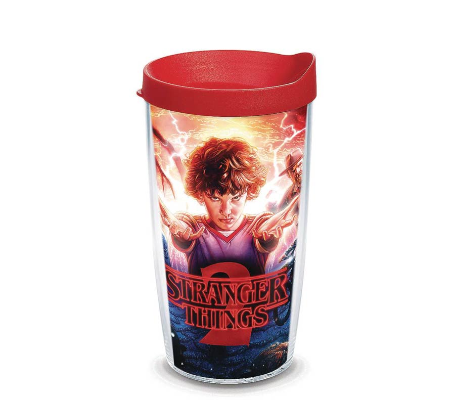 Stranger Things 16-Ounce Tumbler - Cast Poster