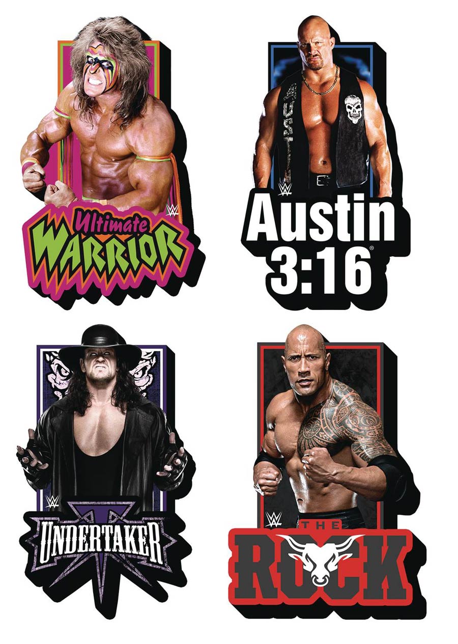 WWE Legends Funky Chunky Magnet 12-Piece Assortment Case