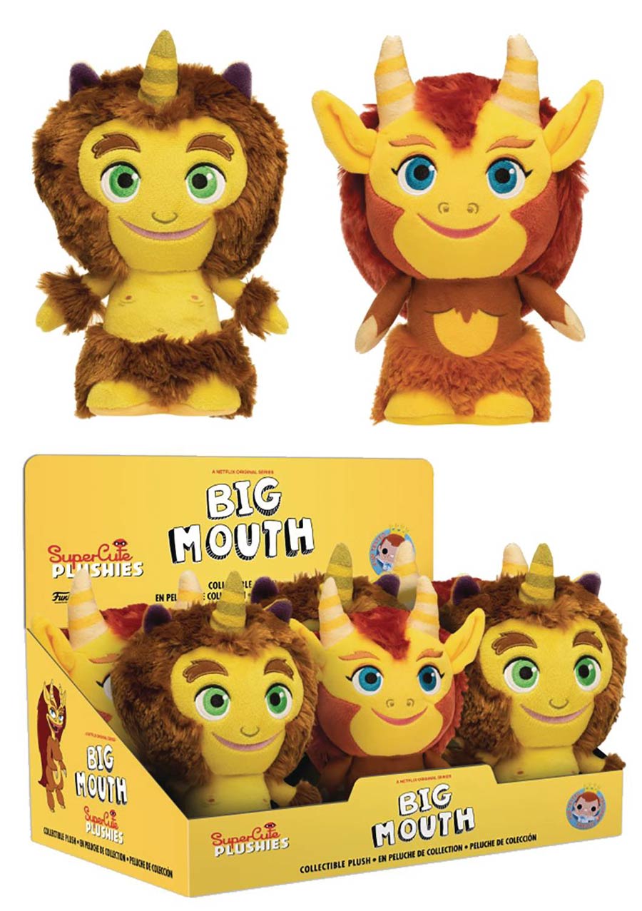 Funko SuperCute Big Mouth Hormone Monsters Plush 6-Piece Display