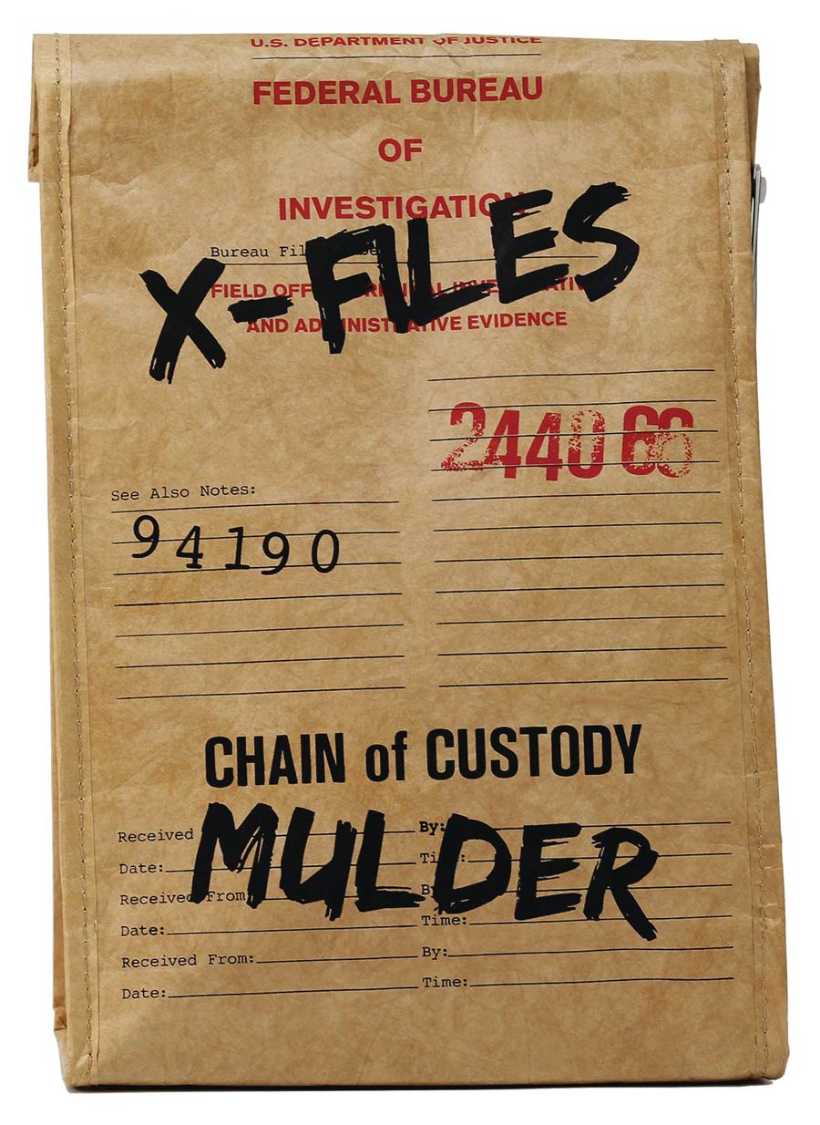 X-Files Evidence Bag Lunch Tote