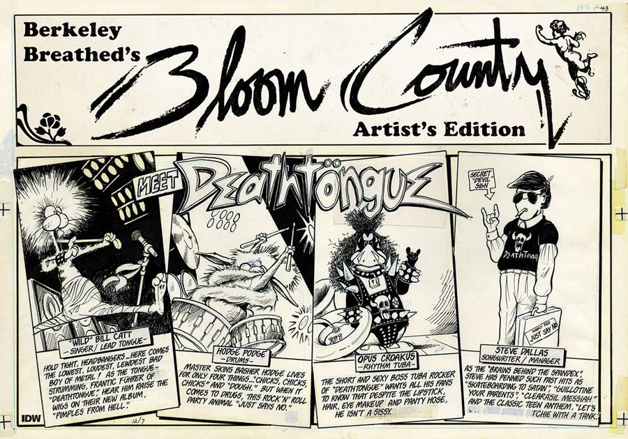 Berkeley Breatheds Bloom County Artists Edition HC