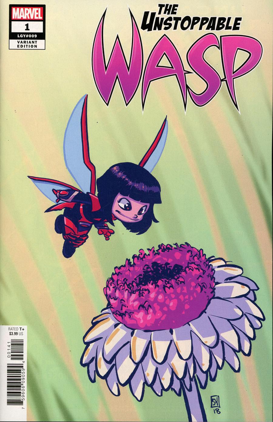 Unstoppable Wasp Vol 2 #1 Cover B Variant Skottie Young Baby Cover
