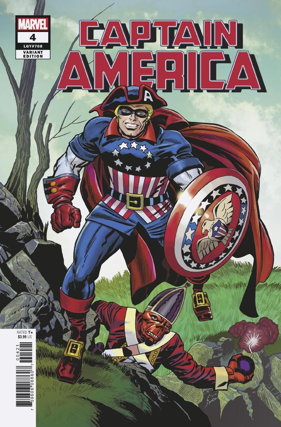 Captain America Vol 9 #4 Cover C Variant Jack Kirby Remastered Color Cover