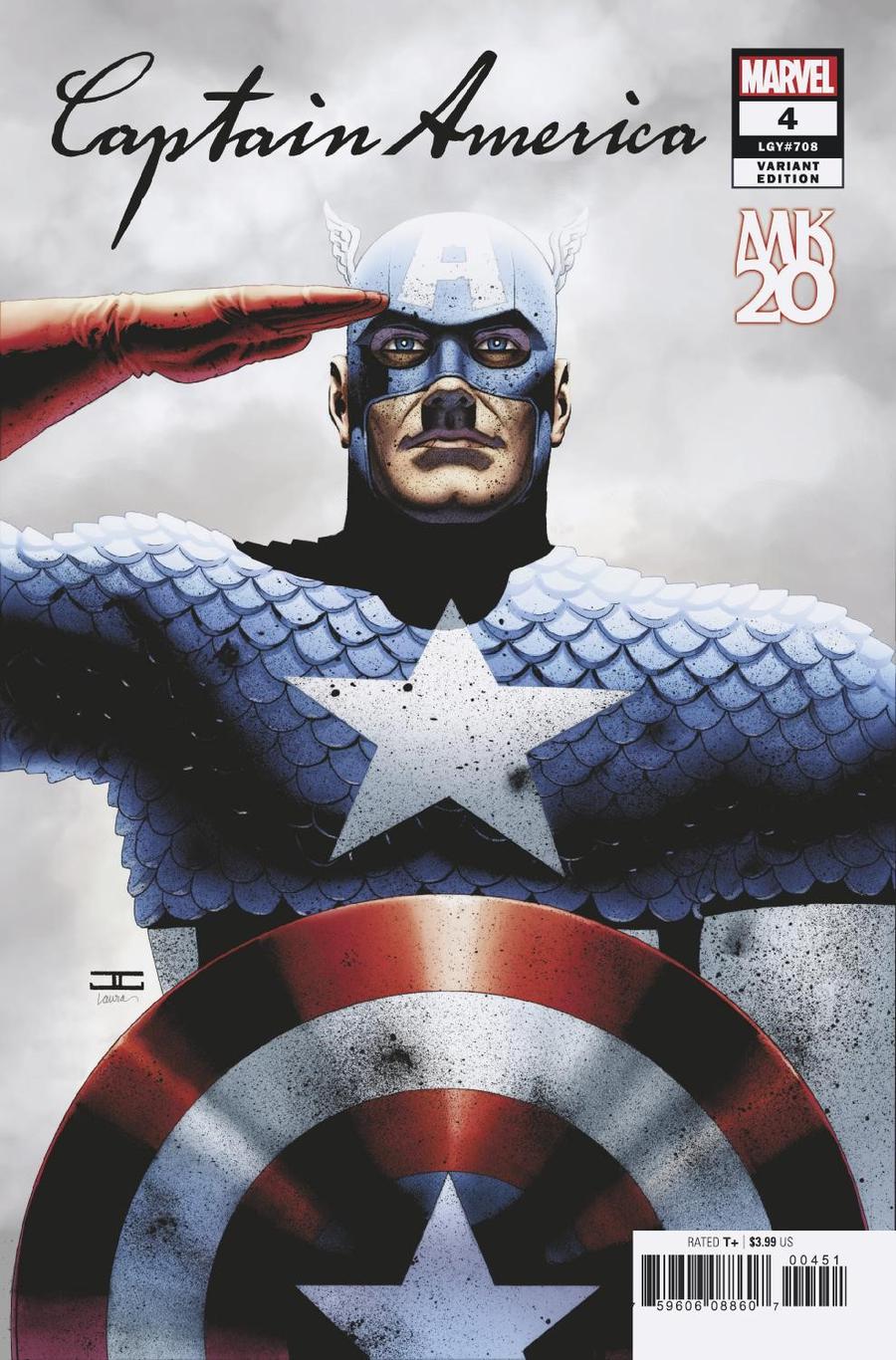 Captain America Vol 9 #4 Cover D Variant John Cassaday MKXX Cover