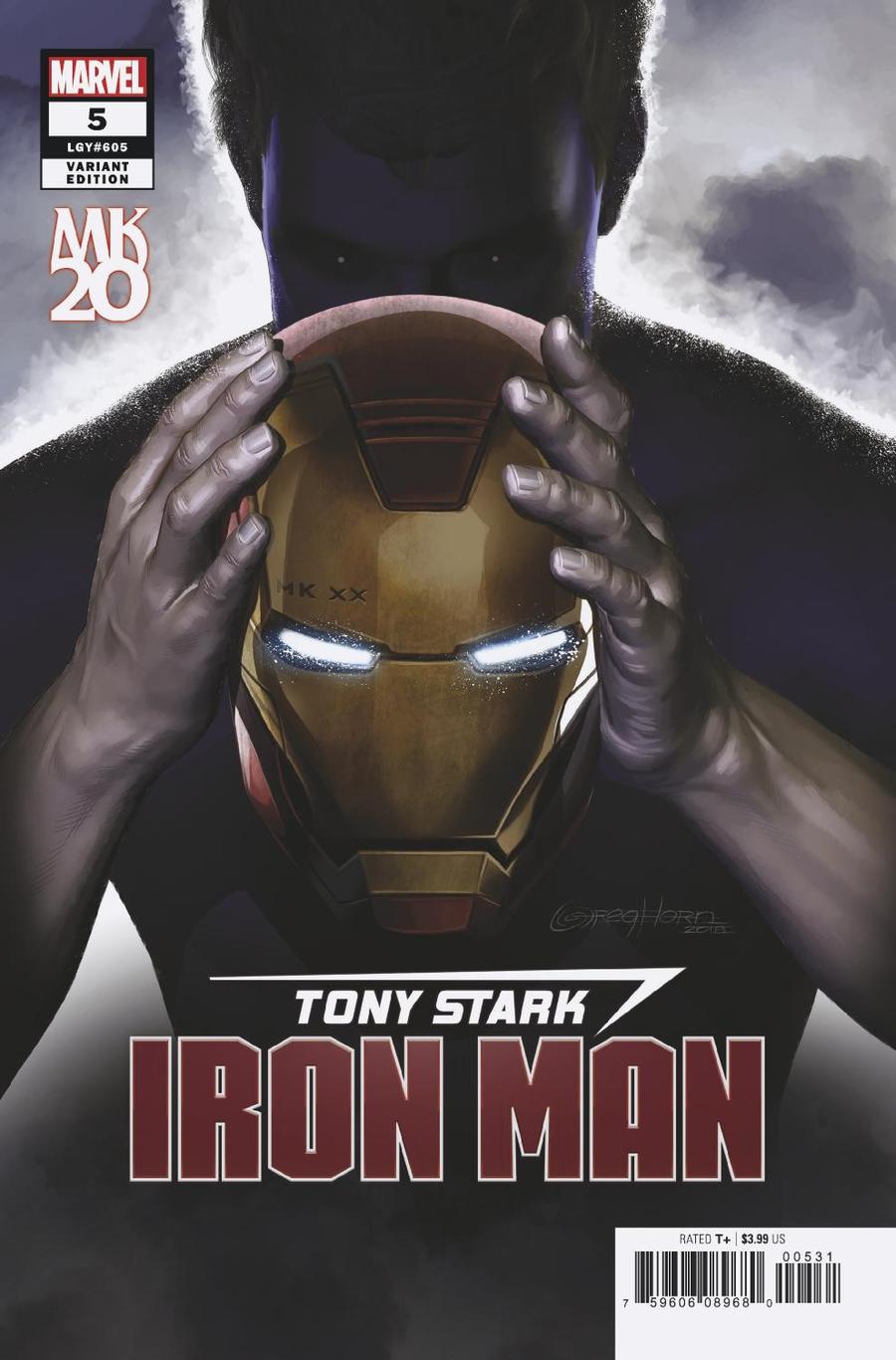 Tony Stark Iron Man #5 Cover C Variant Greg Horn MKXX Cover