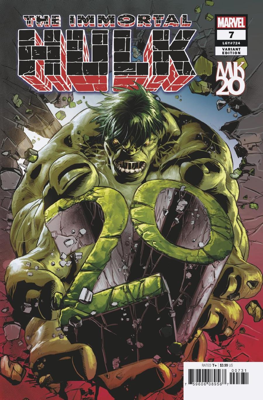 Immortal Hulk #7 Cover C Variant Mike Deodato Jr MKXX Cover