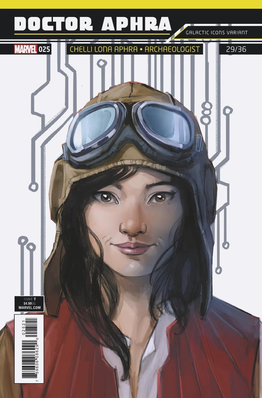 Star Wars Doctor Aphra #25 Cover B Variant Rod Reis Galactic Icon Cover