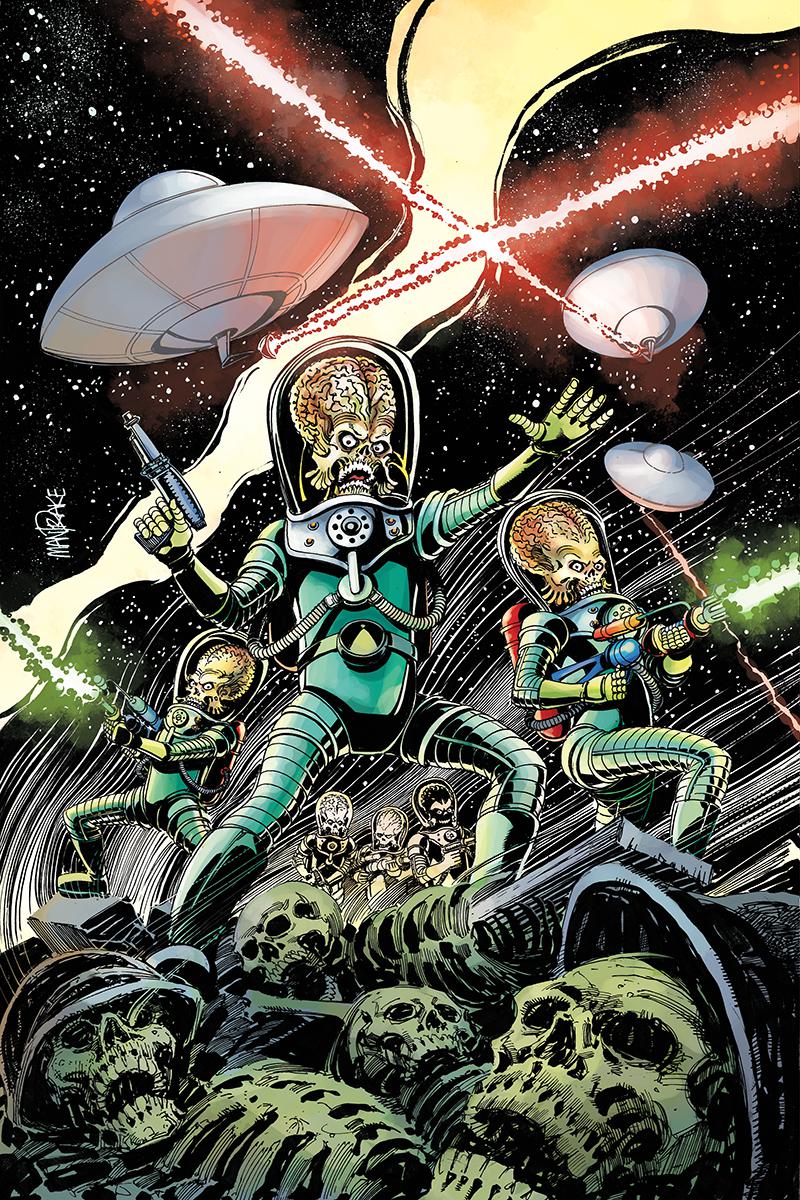 Mars Attacks Vol 4 #1 Cover J Incentive Tom Mandrake Virgin Cover