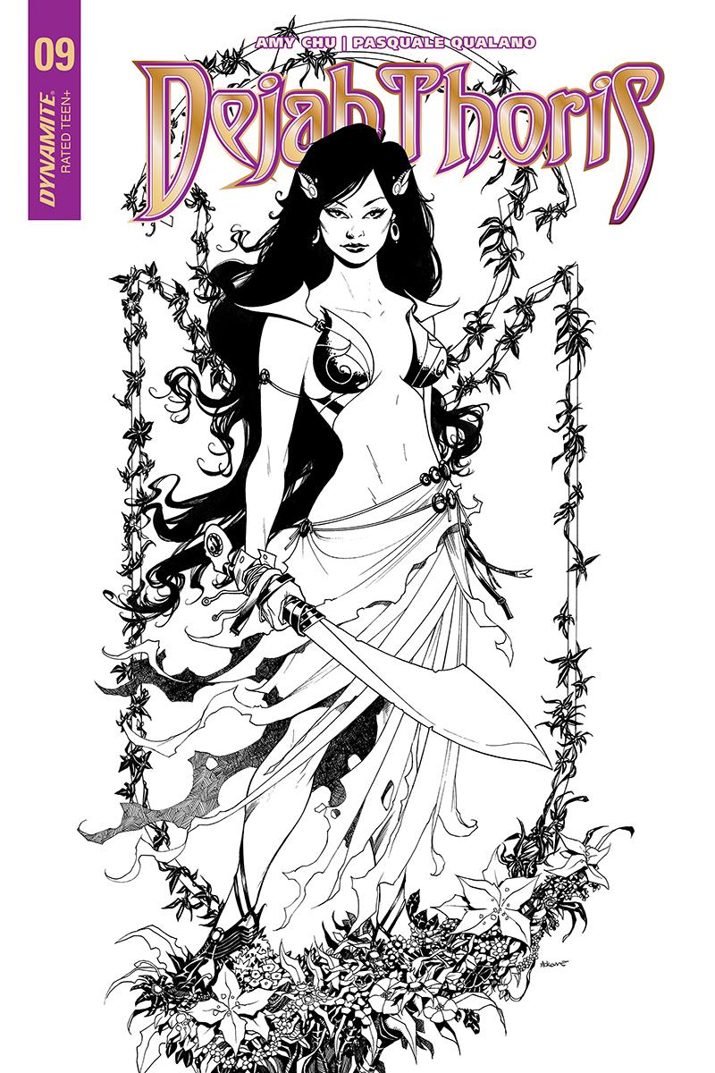 Dejah Thoris Vol 2 #9 Cover E Incentive Mike McKone Black & White Cover