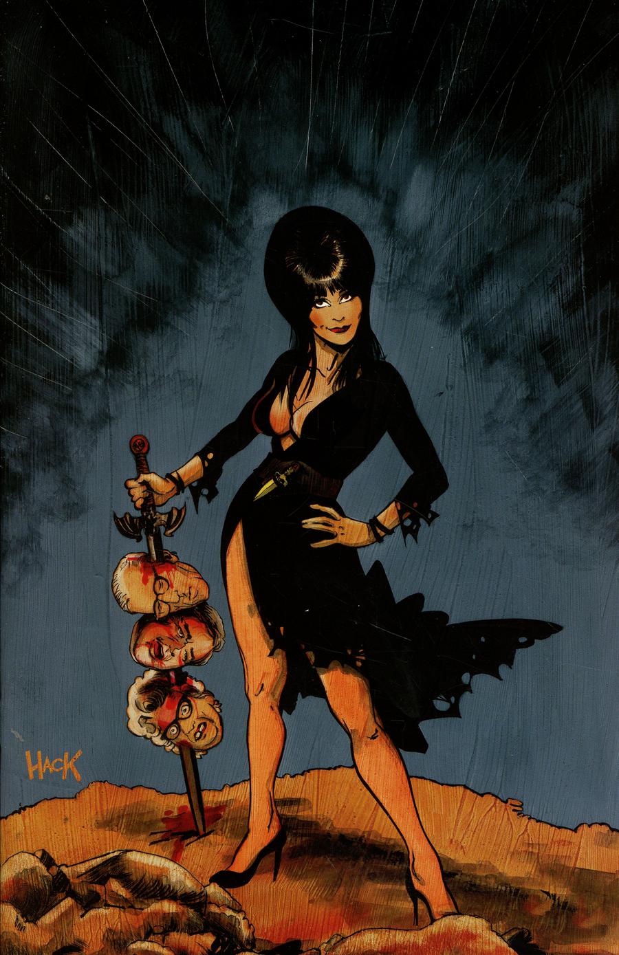 Elvira Mistress Of The Dark Vol 2 #4 Cover H Incentive Robert Hack Virgin Cover