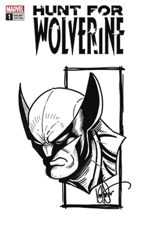 Hunt For Wolverine #1 Cover O DF Signed & Remarked By Ken Haeser