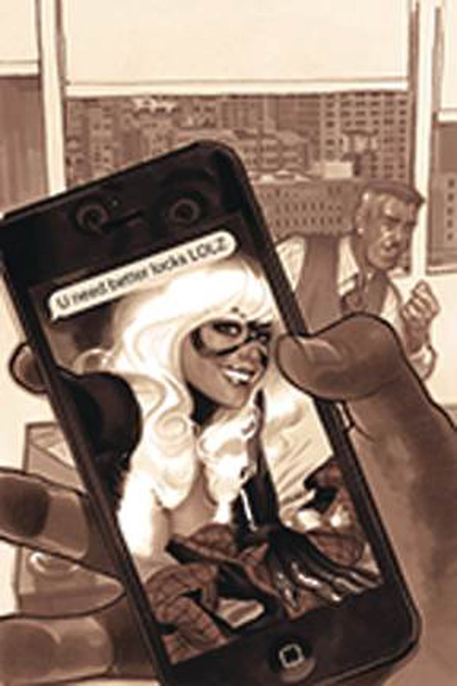 Amazing Spider-Man Vol 5 #1 Cover Z-C DF ComicSketch Art Exclusive Adam Hughes Fade Variant Cover