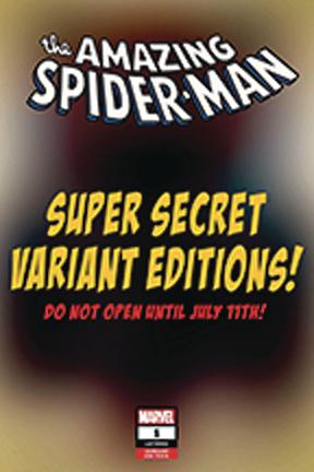 Amazing Spider-Man Vol 5 #1 Cover Z-I DF ComicSketch Art Exclusive Mark Brooks Top Secret D Variant Cover