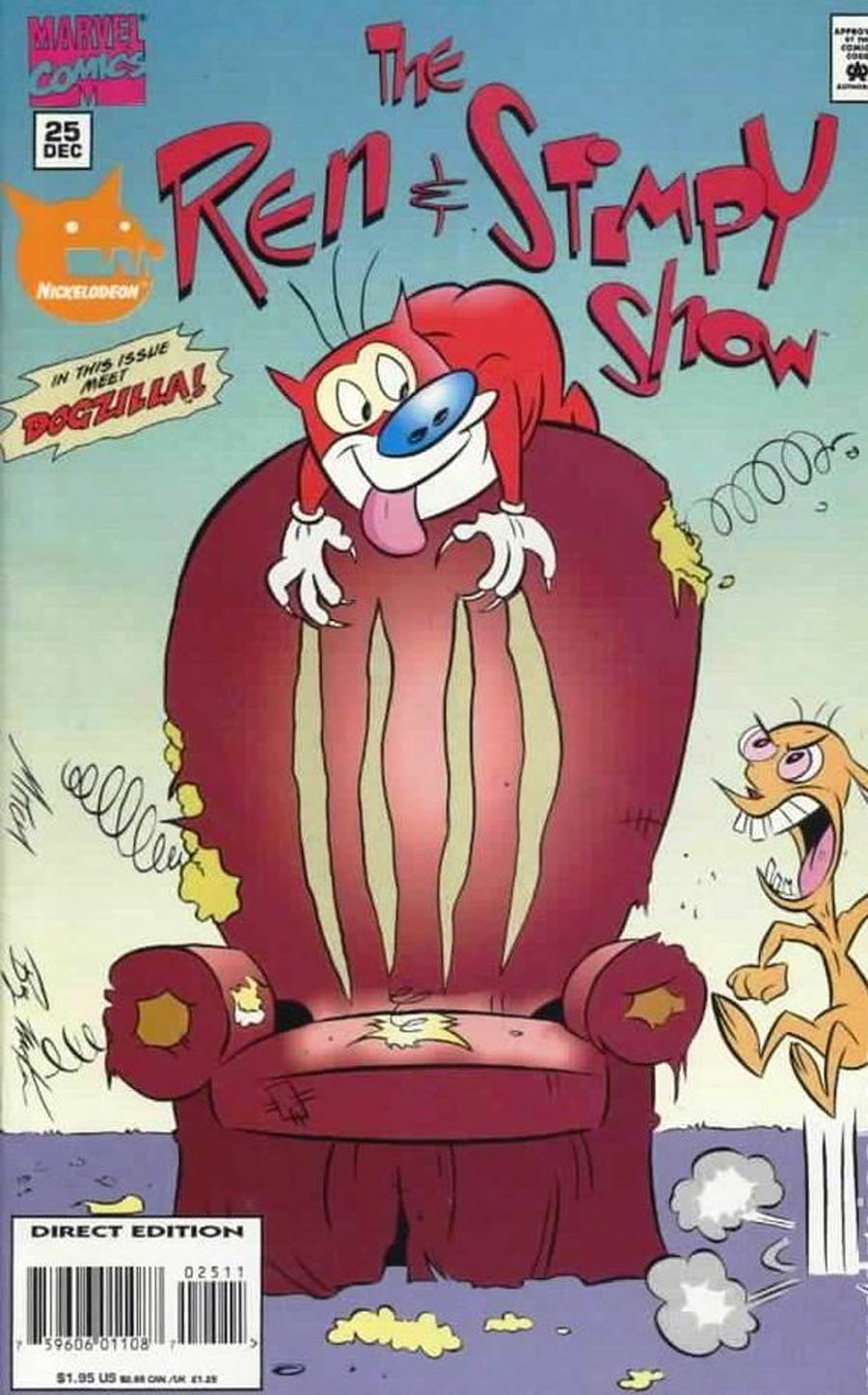 Ren & Stimpy Show #25 Cover B Newsstand Edition