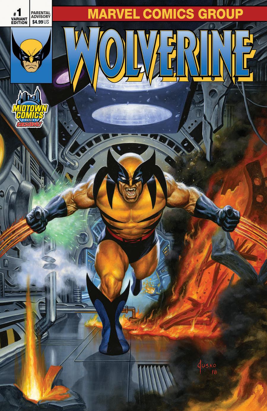 Return Of Wolverine #1  Midtown Exclusive Cover A Joe Jusko Variant Cover