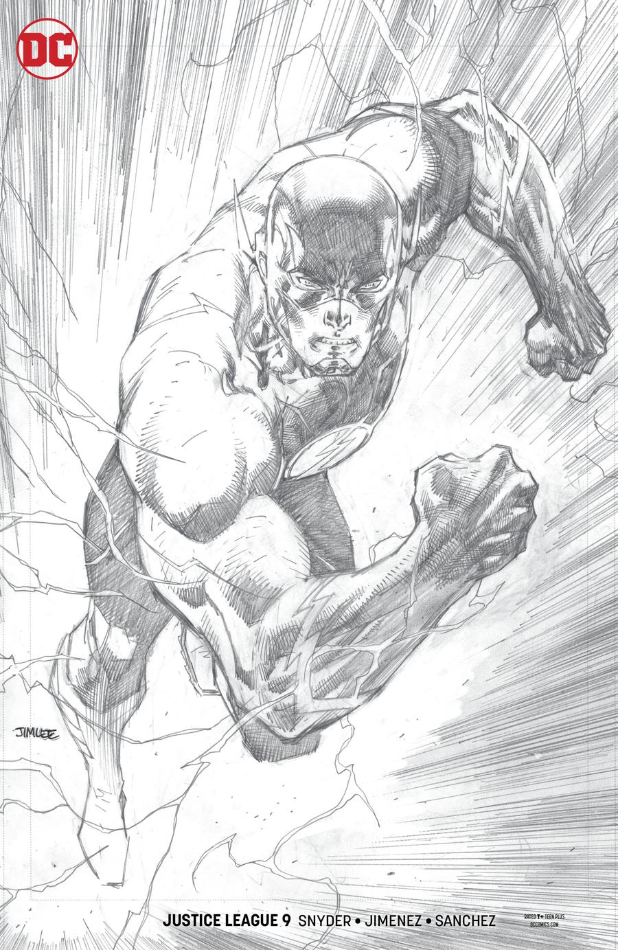 Justice League Vol 4 #9 Cover C Incentive Jim Lee Pencil Cover