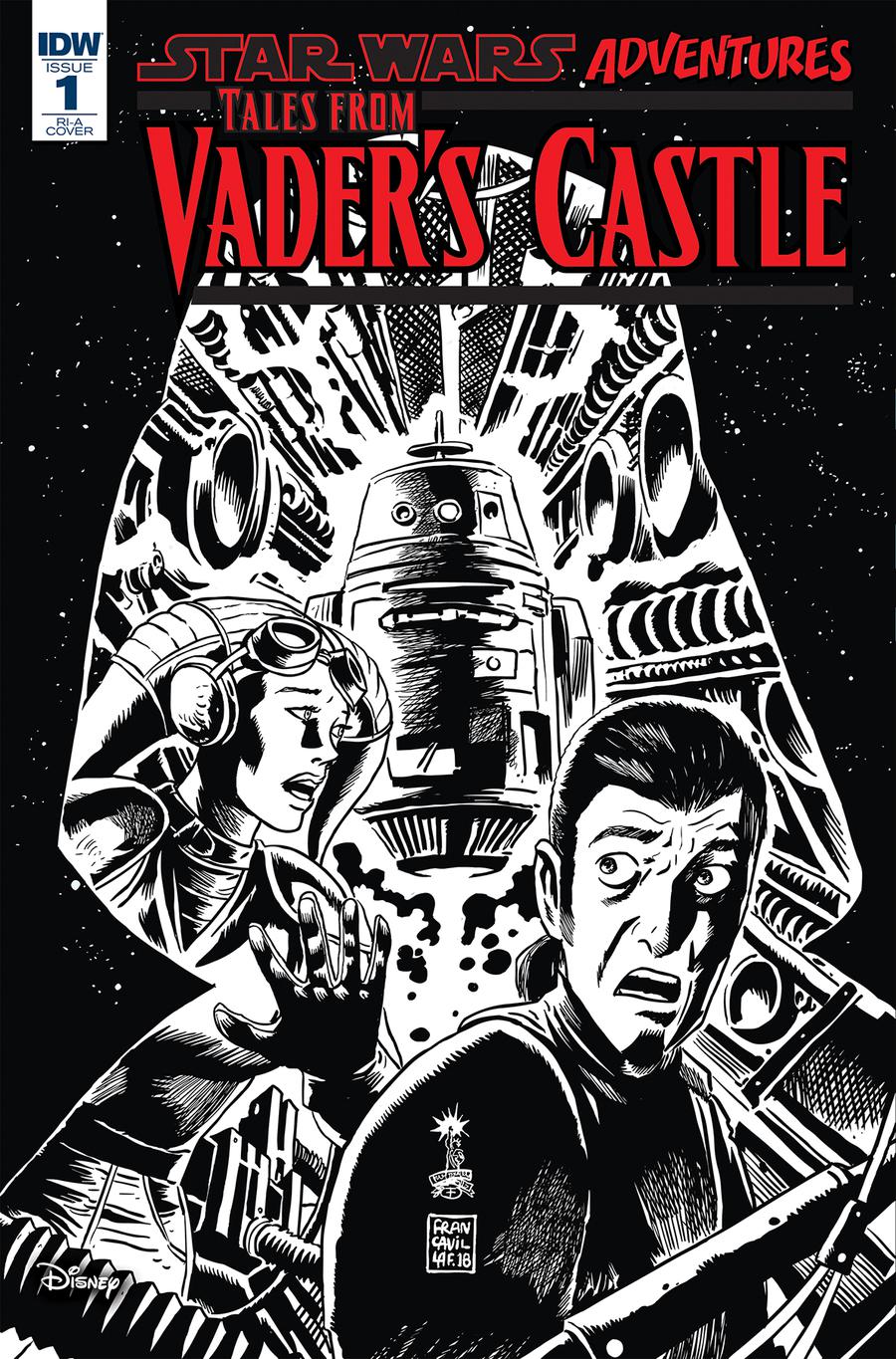 Star Wars Adventures Tales From Vaders Castle #1 Cover C Incentive Francesco Francavilla Sketch Cover