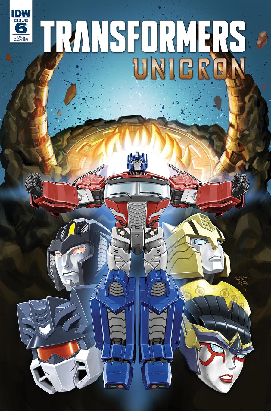 Transformers Unicron #6 Cover C Incentive EJ Su Variant Cover