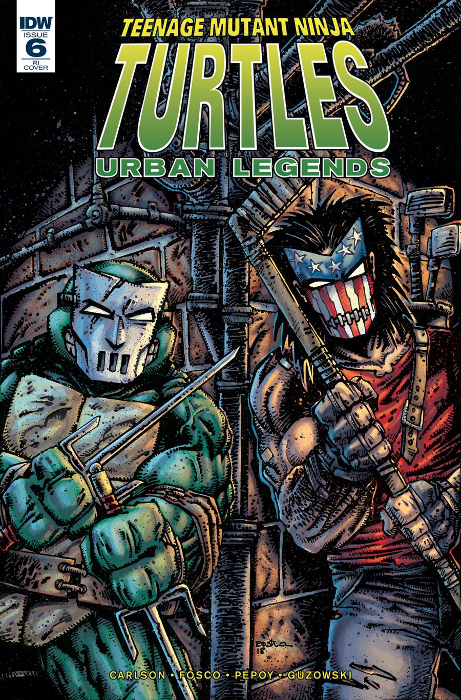 Teenage Mutant Ninja Turtles Urban Legends #6 Cover C Incentive Kevin Eastman Variant Cover
