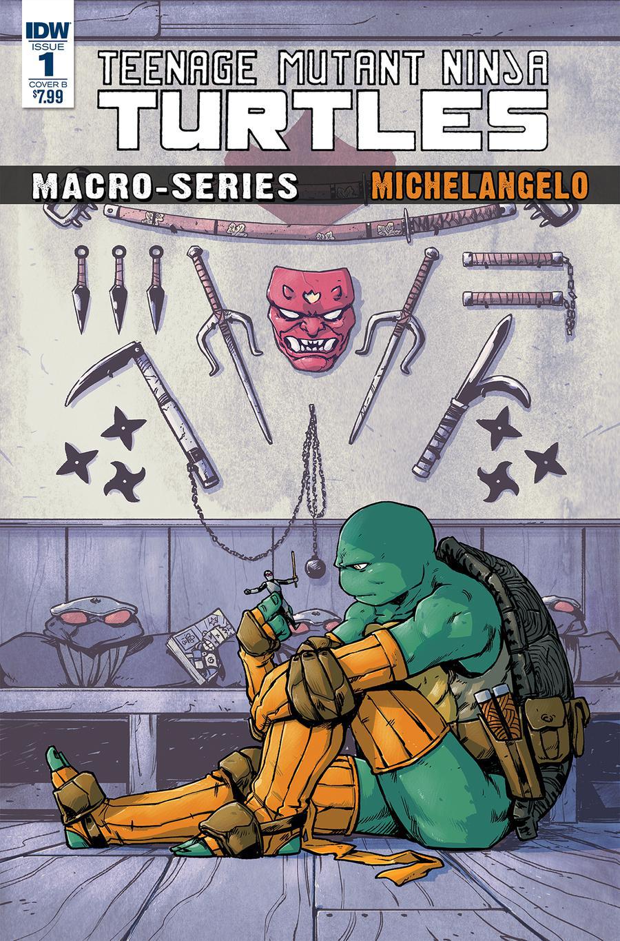 Teenage Mutant Ninja Turtles Macro-Series Michelangelo Cover C Incentive Michael Dialynas Variant Cover