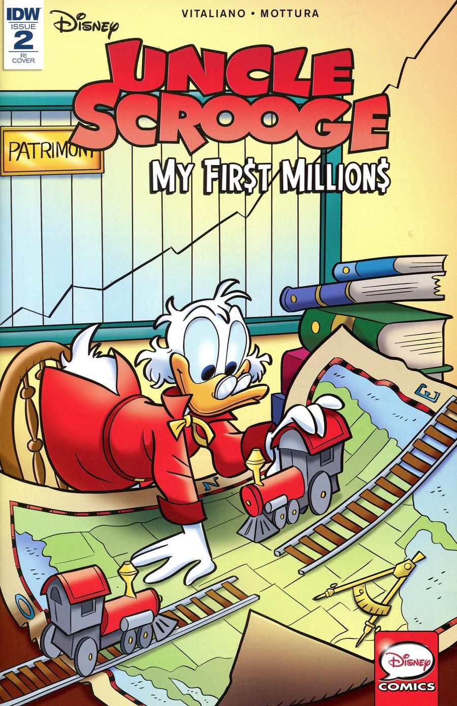 Uncle Scrooge My First Millions #2 Cover B Incentive Marco Gervasio Variant Cover
