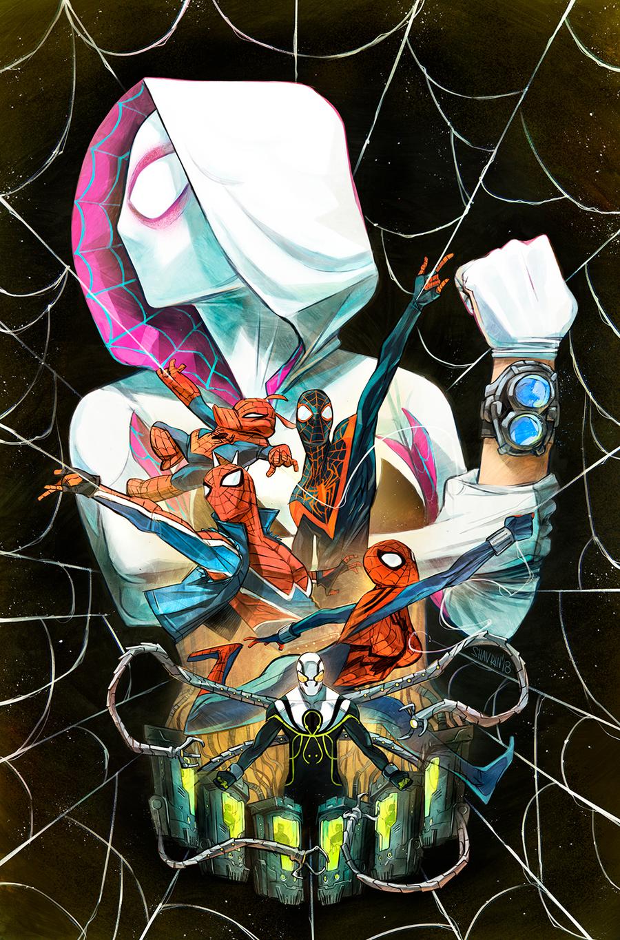 Spider-Geddon #2 Cover C Incentive Ivan Shavrin Variant Cover (Spider-Geddon Tie-In)