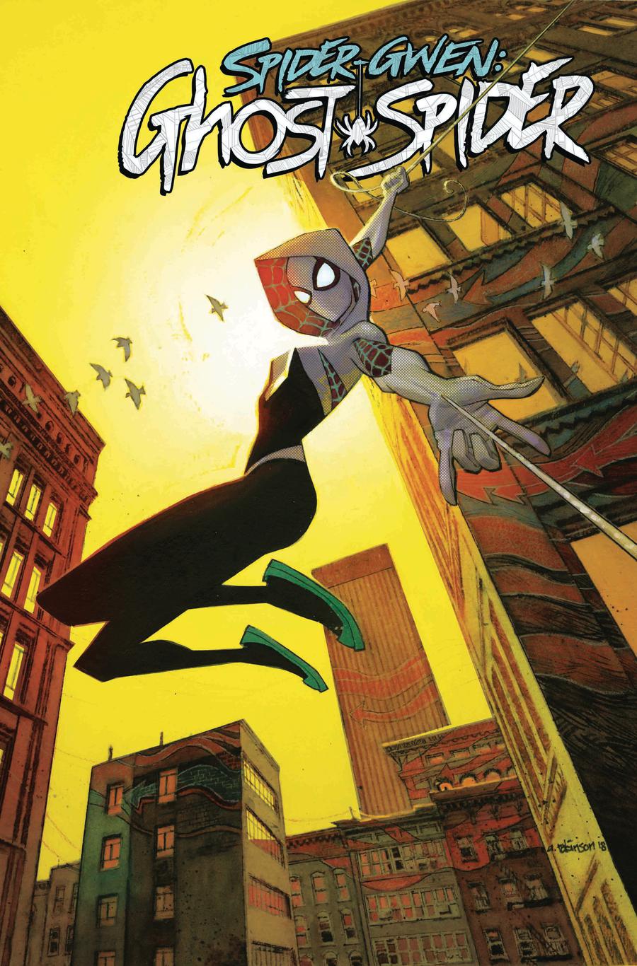 Spider-Gwen Ghost-Spider #1 Cover F Incentive Andrew Robinson Variant Cover (Spider-Geddon Tie-In)
