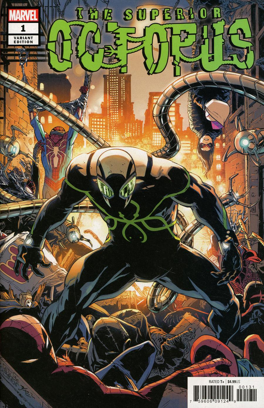 Superior Octopus #1 Cover C Incentive Giuseppe Camuncoli Variant Cover (Spider-Geddon Tie-In)