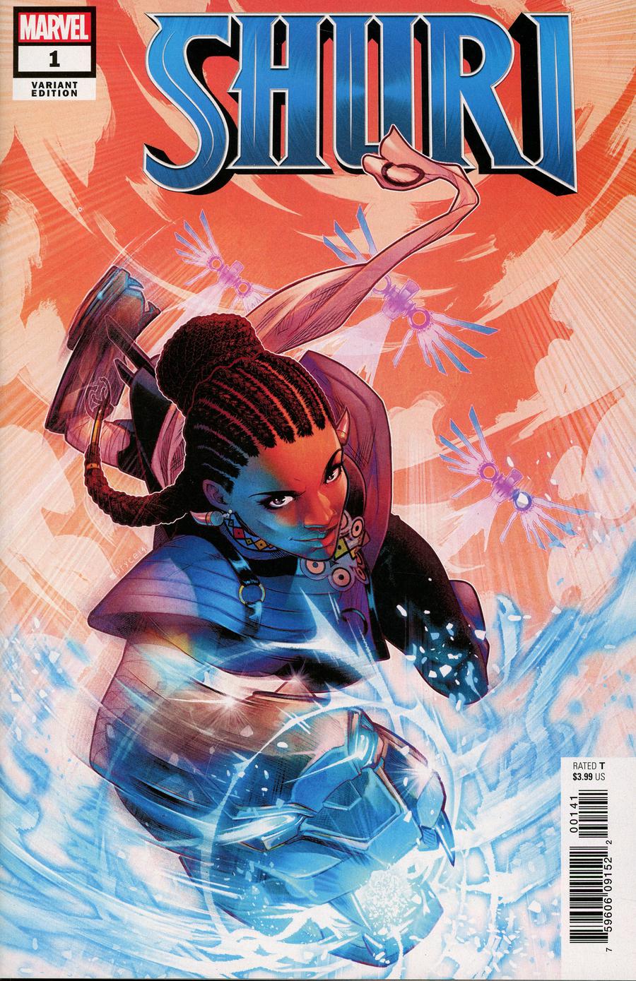 Shuri #1 Cover E Incentive Jamal Campbell Variant Cover