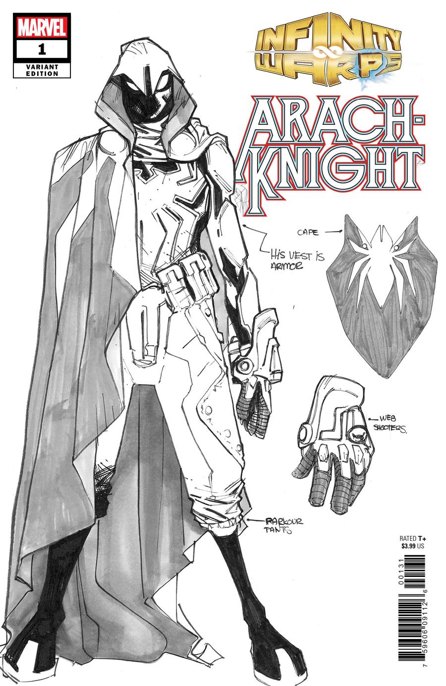 Infinity Wars Arachknight #1 Cover C Incentive Humberto Ramos Design Variant Cover