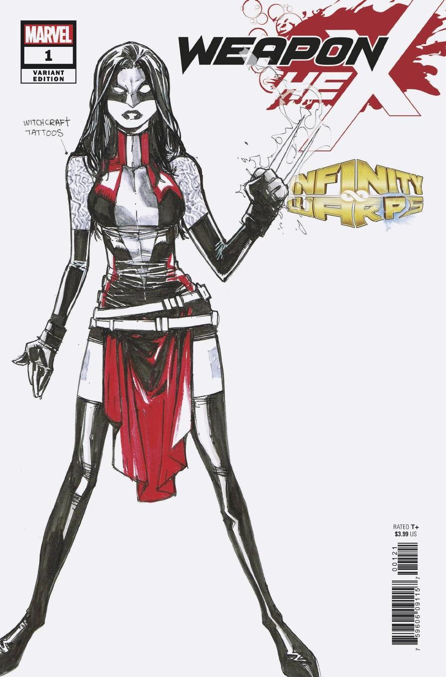 Infinity Wars Weapon Hex #1 Cover C Incentive Humberto Ramos Design Variant Cover
