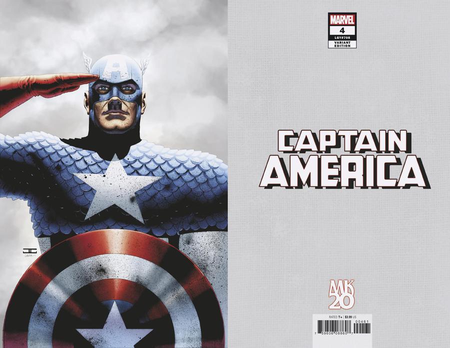 Captain America Vol 9 #4 Cover F Incentive John Cassaday MKXX Virgin Cover