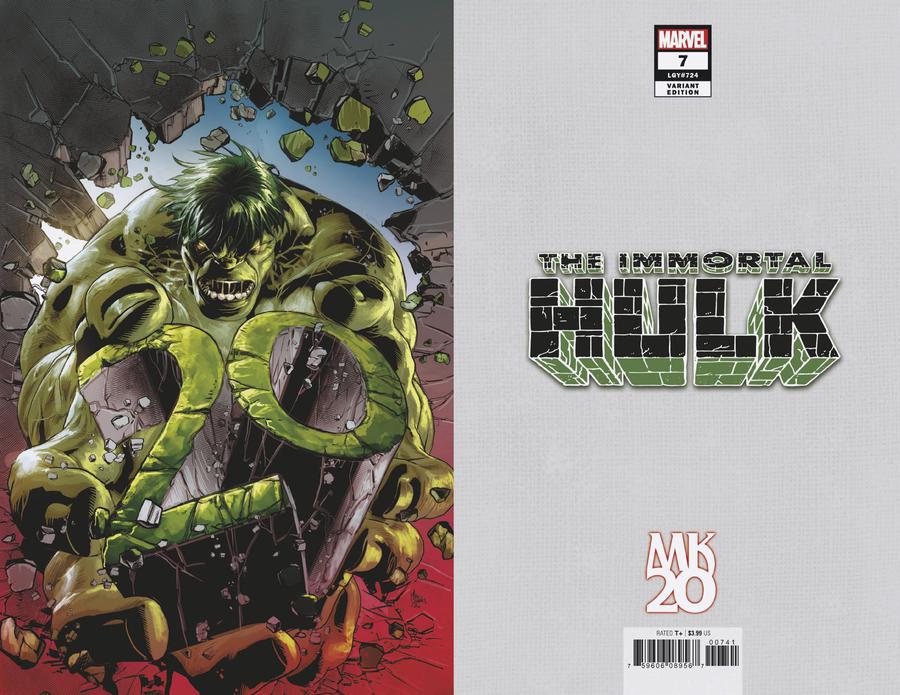 Immortal Hulk #7 Cover D Incentive Mike Deodato Jr MKXX Virgin Cover