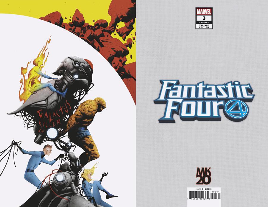 Fantastic Four Vol 6 #3 Cover F Incentive Jae Lee MKXX Virgin Cover