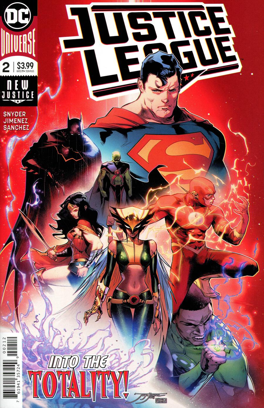 Justice League Vol 4 #2 Cover D 2nd Ptg Variant Jorge Jimenez Cover