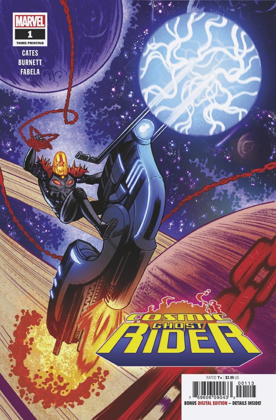 Cosmic Ghost Rider #1 Cover G 3rd Ptg Variant Dylan Burnett Cover