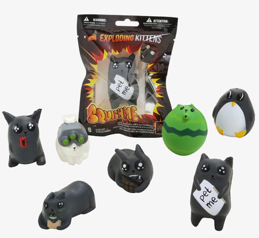 Exploding Kittens Squishme Blind Mystery Box