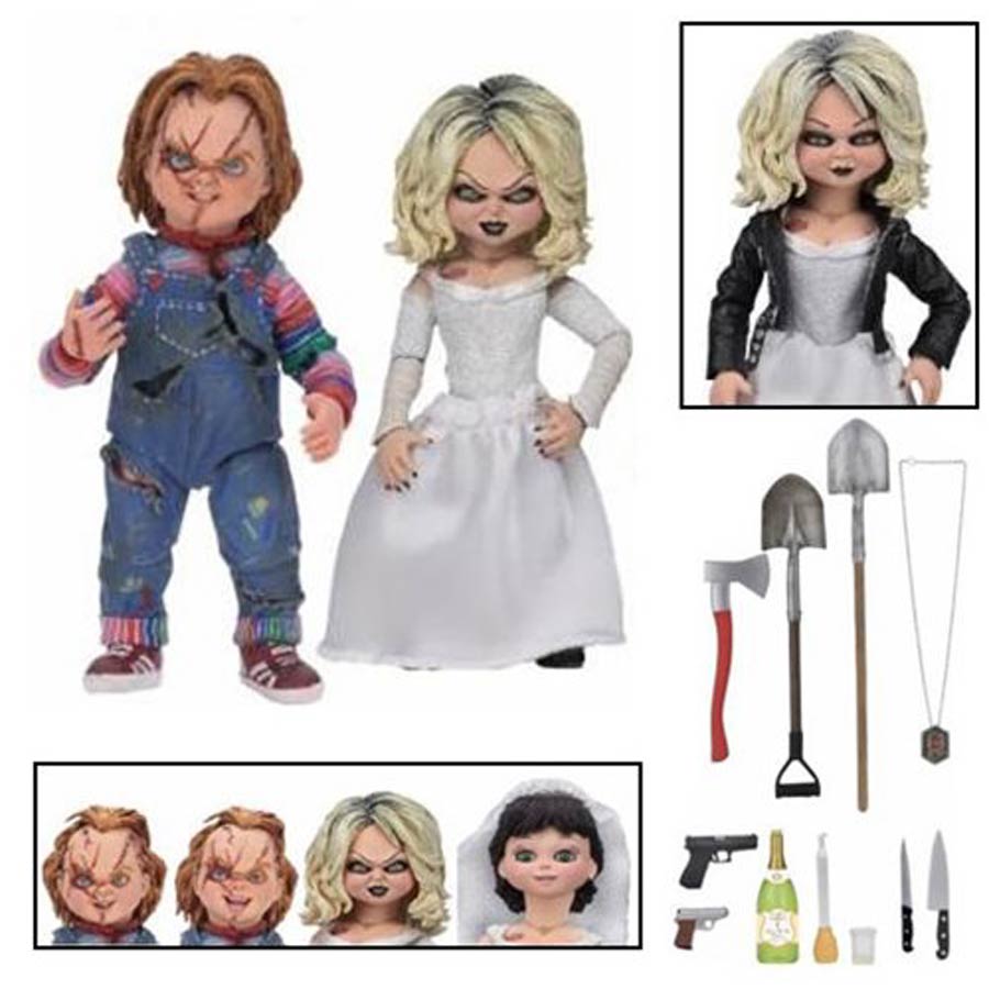 Bride Of Chucky Ultimate Chucky And Tiffany 7-Inch Scale 2-Pack Action Figure