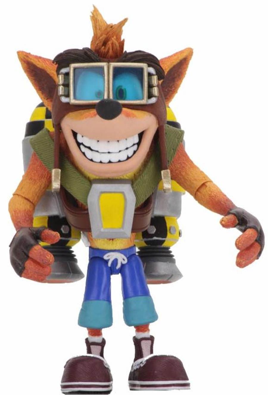 Crash Bandicoot Deluxe Crash With Jetpack 7-Inch Scale Action Figure