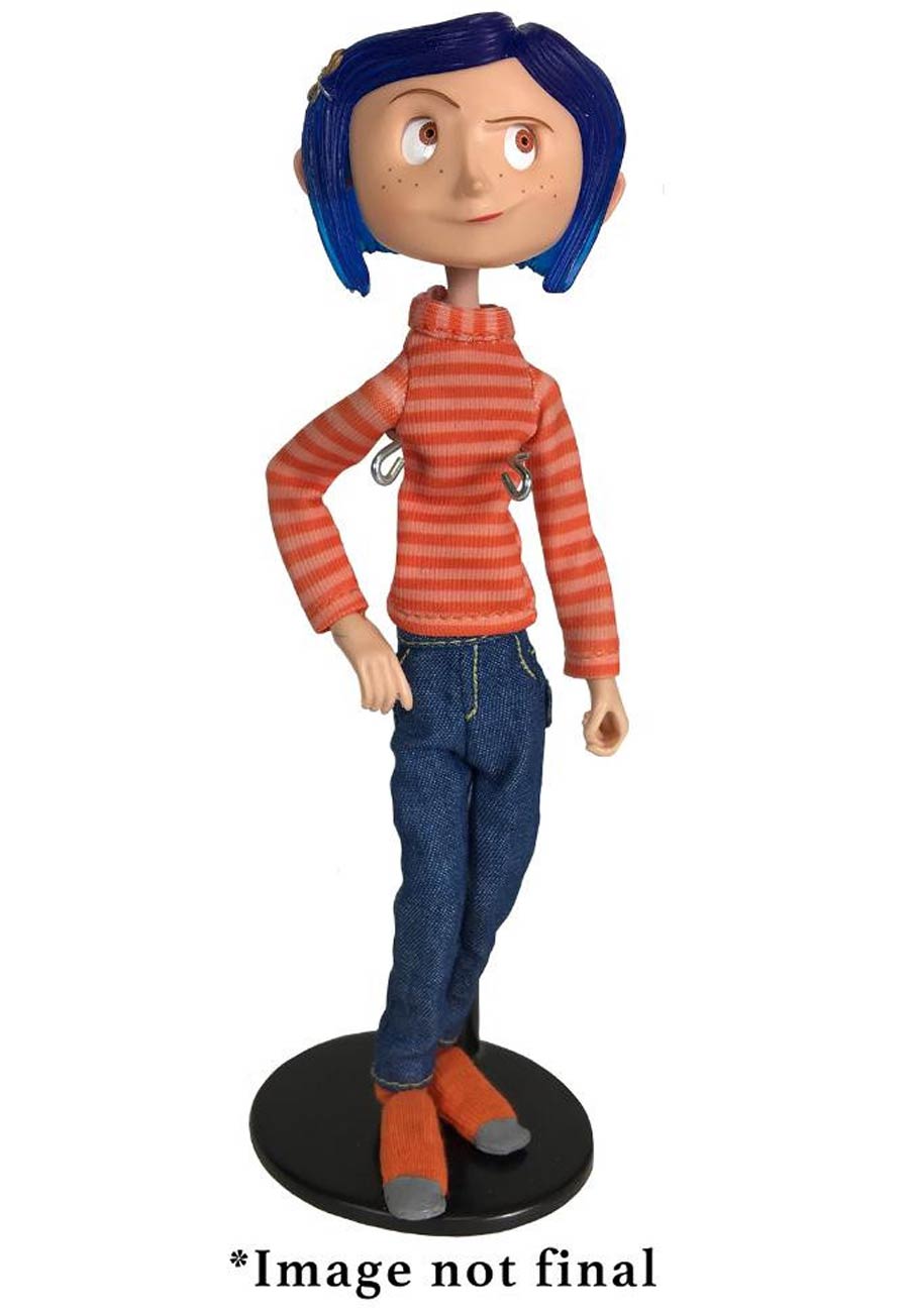 Coraline In Striped Shirt And Jeans Articulated Figure